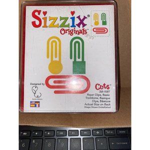 Sizzix Originals Red Die Provo Craft Ellison in Orig Case Paper Clip Basic